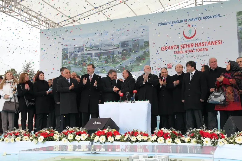 Isparta City Hospital groundbreaking ceremony