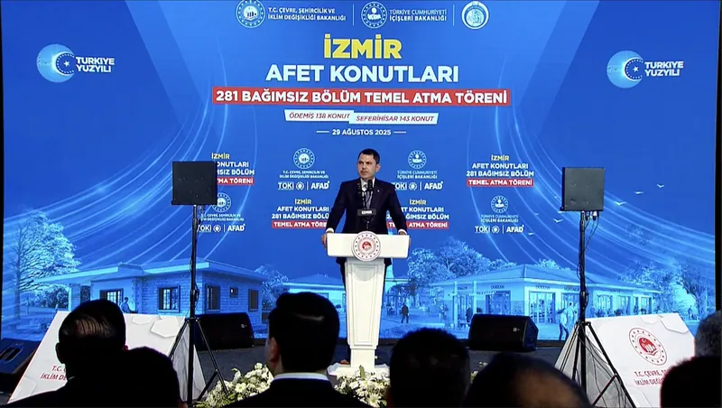 İzmir, Ödemiş groundbreaking ceremony, 29 August 2025