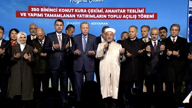 15 November 2025 Adıyaman, With Love for the Homeland 350,000 homes ceremony