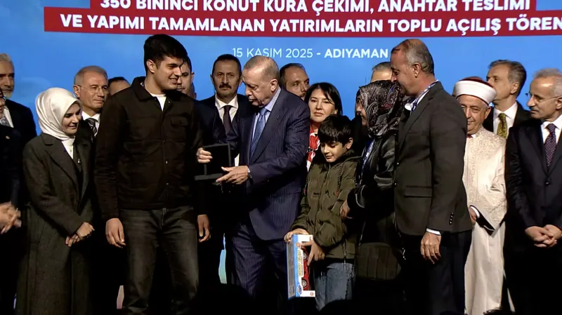 15 November 2025 Adıyaman, With Love for the Homeland 350,000 homes ceremony