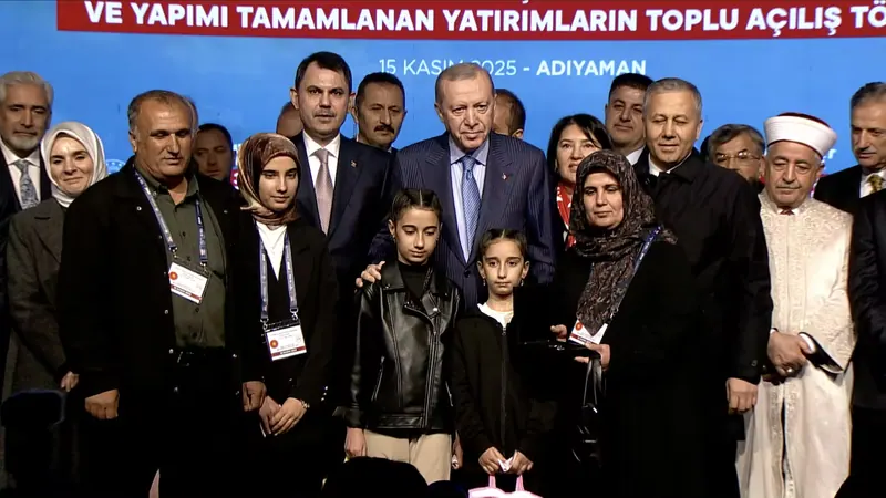 15 November 2025 Adıyaman, With Love for the Homeland 350,000 homes ceremony