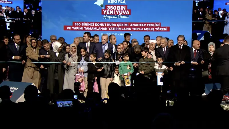 15 November 2025 Adıyaman, With Love for the Homeland 350,000 homes ceremony
