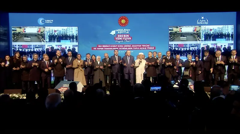 15 November 2025 Adıyaman, With Love for the Homeland 350,000 homes ceremony