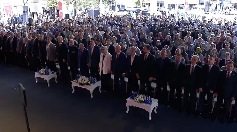 7 November 2025, Ataşehir Şerifali İmar İskan blocks, urban regeneration housing lottery draw ceremony