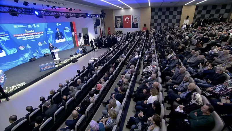 7 November 2025, Ataşehir Şerifali İmar İskan blocks, urban regeneration housing lottery draw ceremony