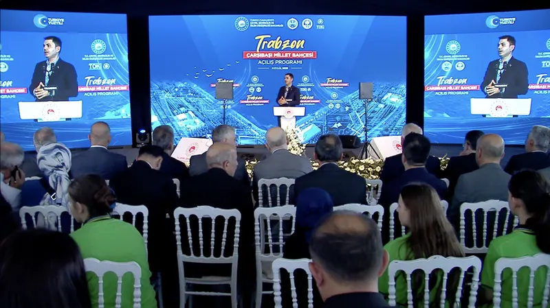 Trabzon, Çarşıbaşı Nation's Garden opening, 9 September 2025