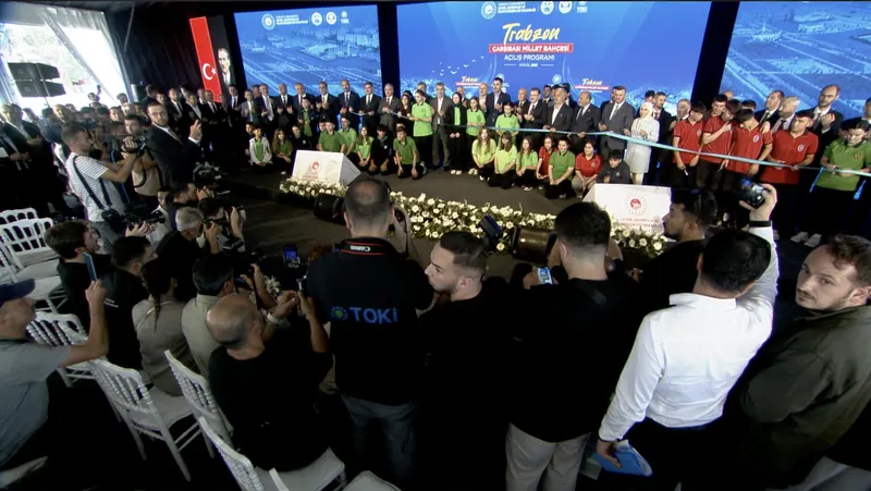 Trabzon, Çarşıbaşı Nation's Garden opening, 9 September 2025