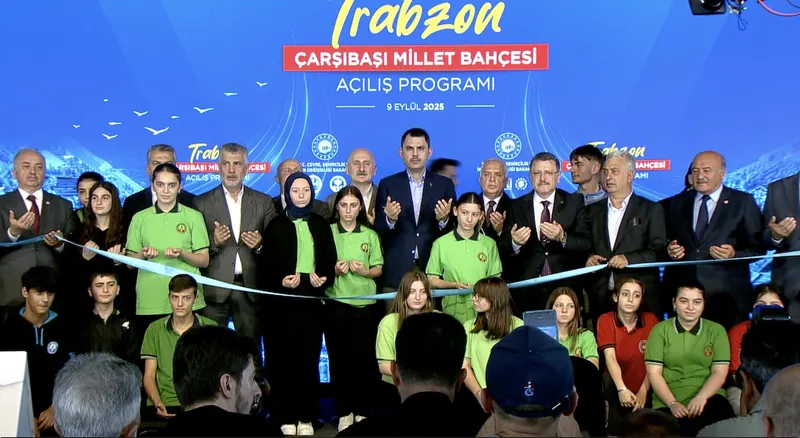 Trabzon, Çarşıbaşı Nation's Garden opening, 9 September 2025