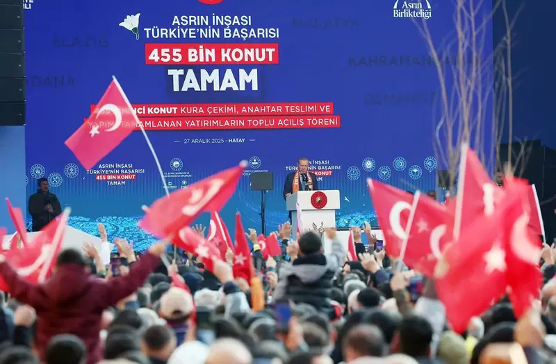 Saturday, 27 December, Hatay, Construction of the Century, Türkiye's Achievement: 455,000 homes complete